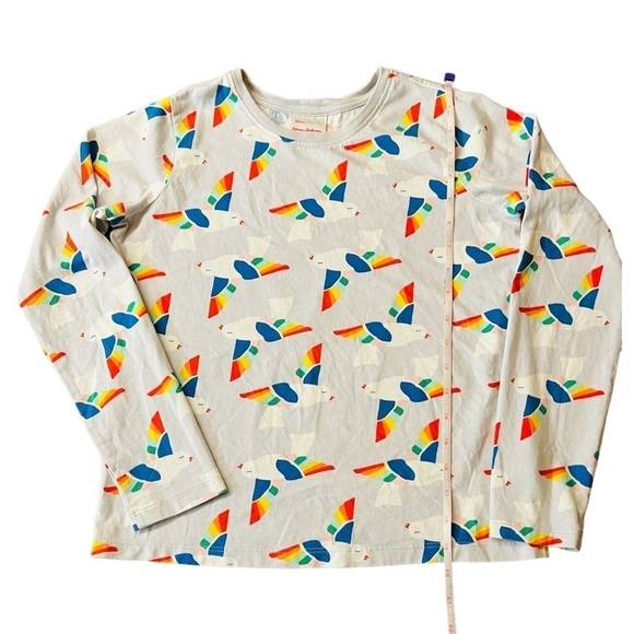 HANNA ANDERRSON GIRLS LONG SLEEVE BIRD PATTERN T-SHIRT SIZE 14-16 - Picture 6 of 6